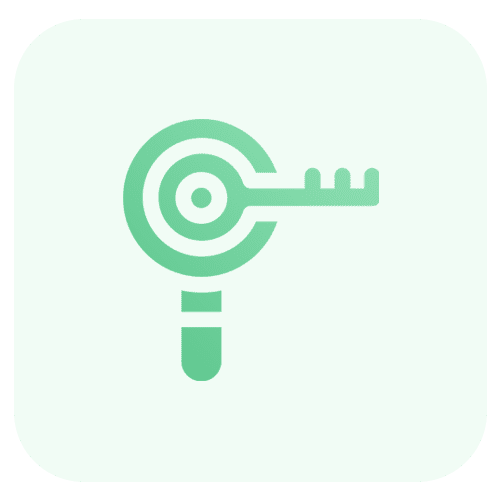 weboldal készítés: kulcsszókutatás ikon